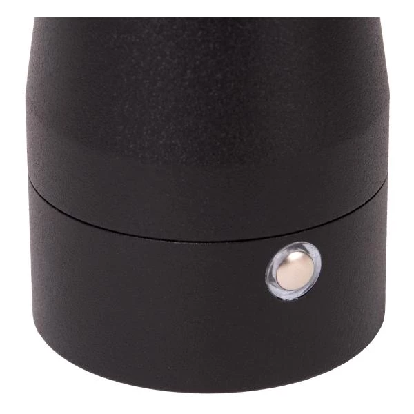 Lucide IPSOS - wiederaufladbare Tischlampe - Akku/Batterie - LED Dim to warm - 1x3W 3000K/3200K - Schwarz - detail 1